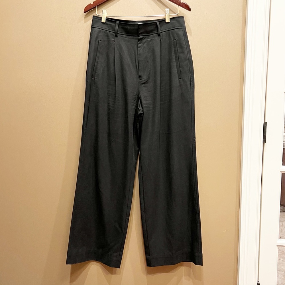 Everlane Black Wide-Leg Trousers - Picture 3 of 9